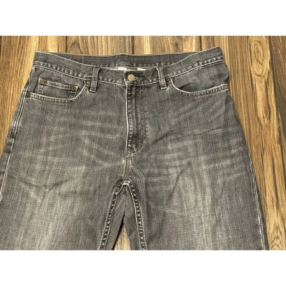 Vintage Banana Republic Relaxed Fit Jeans Mens 34x32 Gray 100% Cotton READ